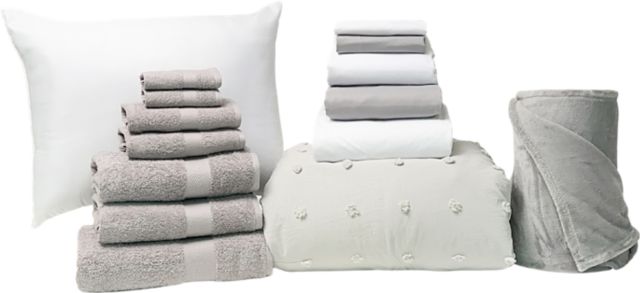 Essential 17pc Twin XL Bundle in Pom Slate - SHIPS 8/1 FOR IN-STORE PICKUP ON FALL MOVE-IN WEEKEND.